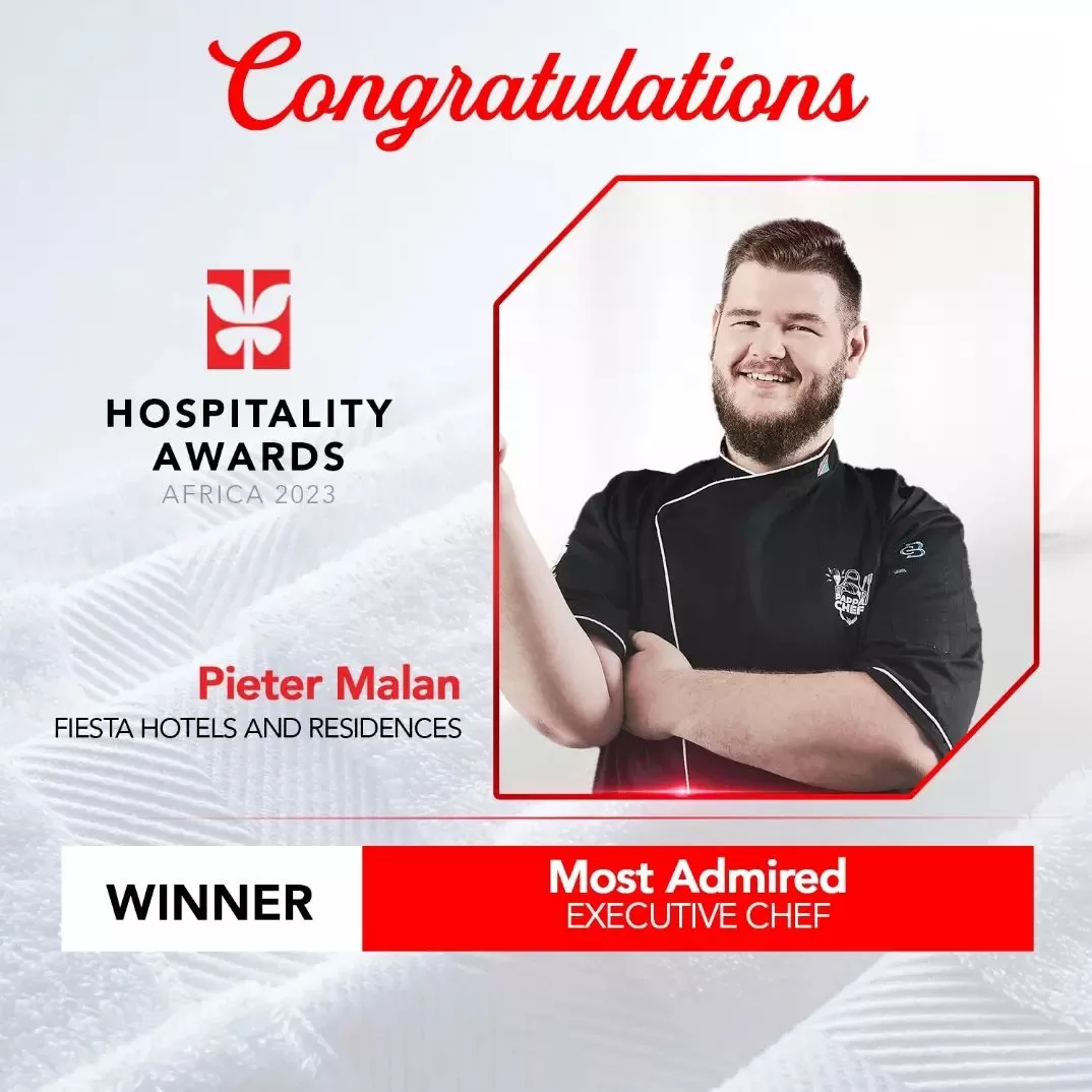 Fiesta Hotels "Pieter Malan" Is The Most Admired Executive Chef