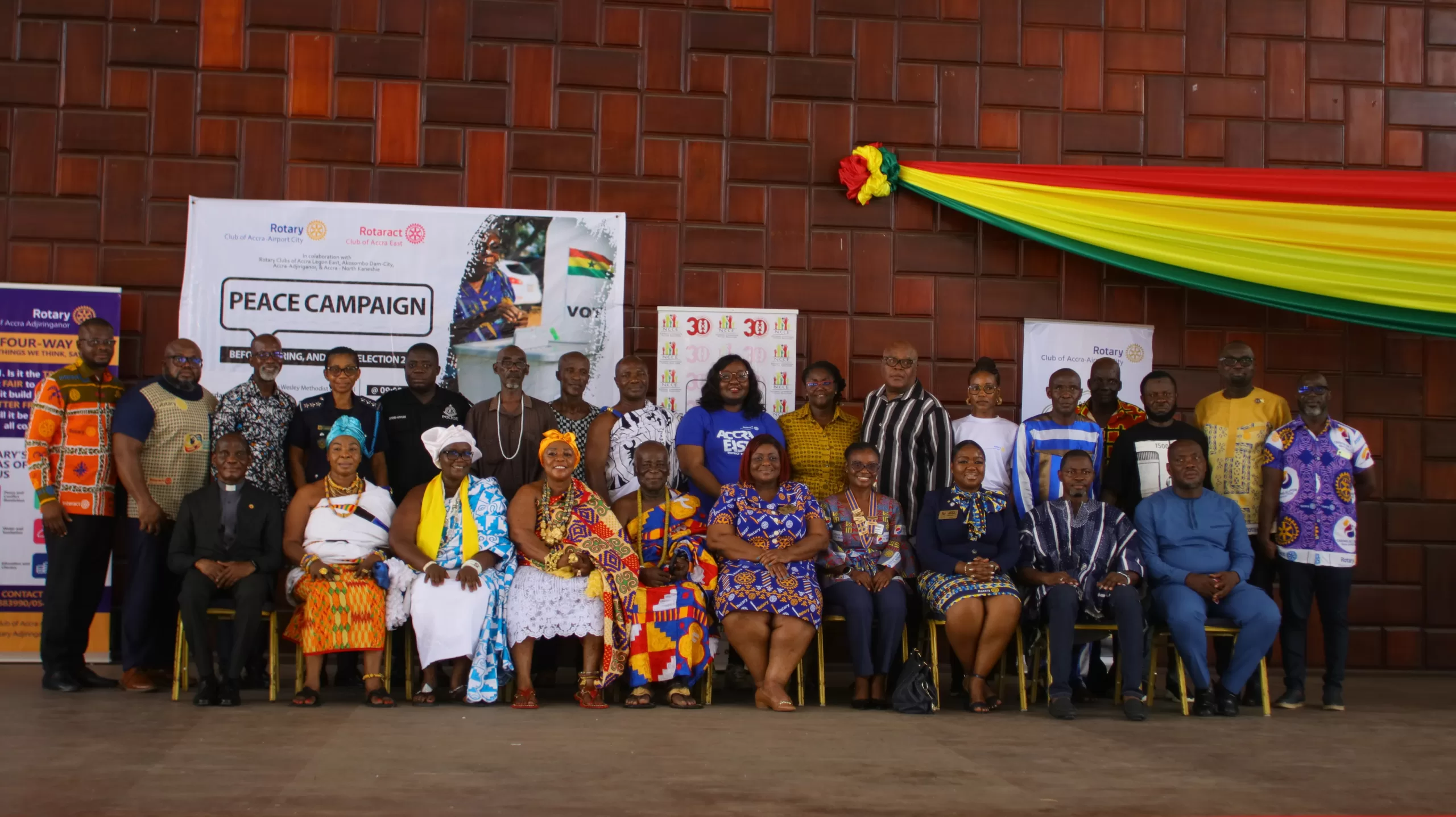 Rotary Clubs Promote Peace Ahead of Ghana's 2024 Elections
