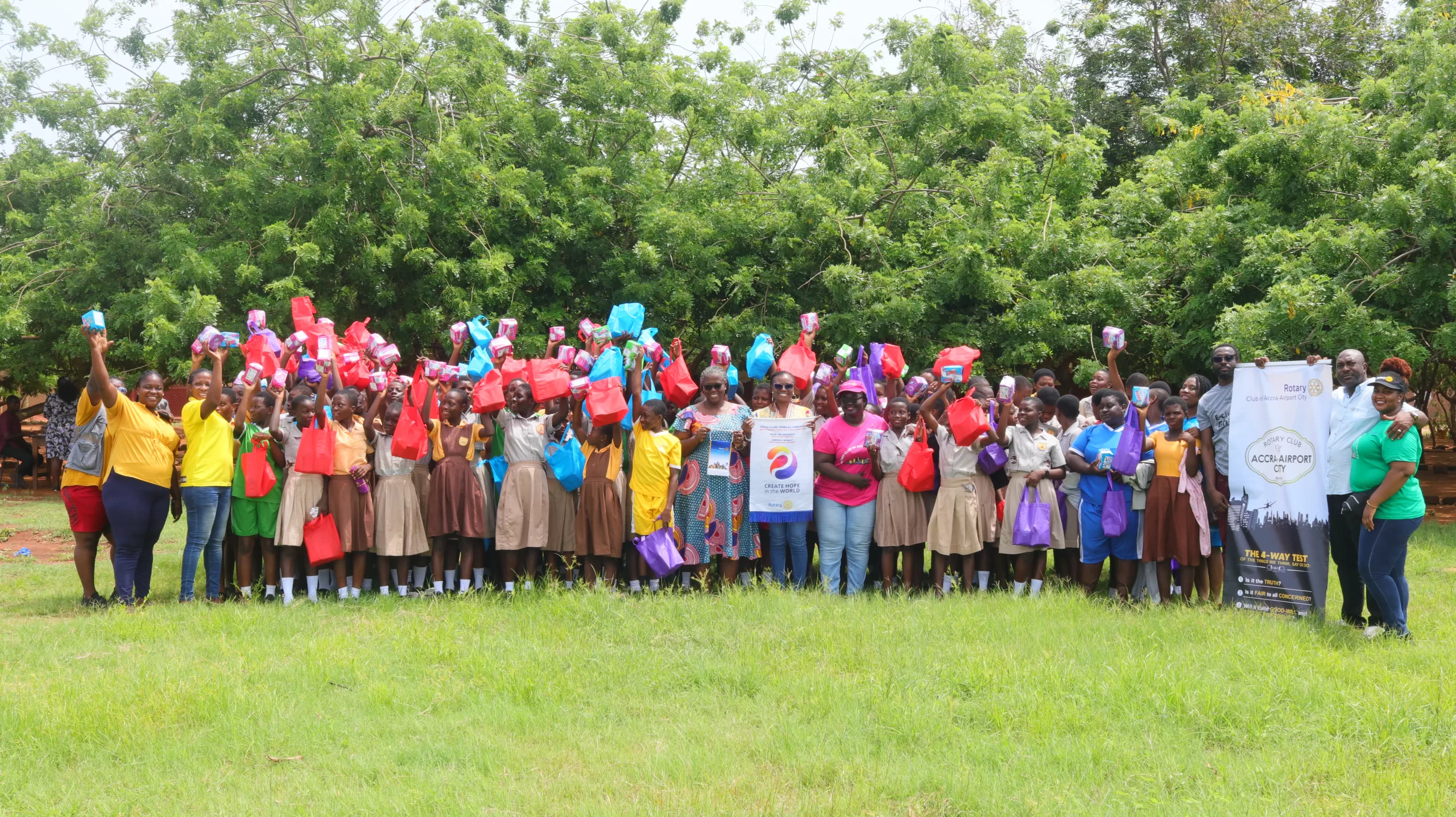 Rotary Club of Accra Airport City Donates To School Pupils