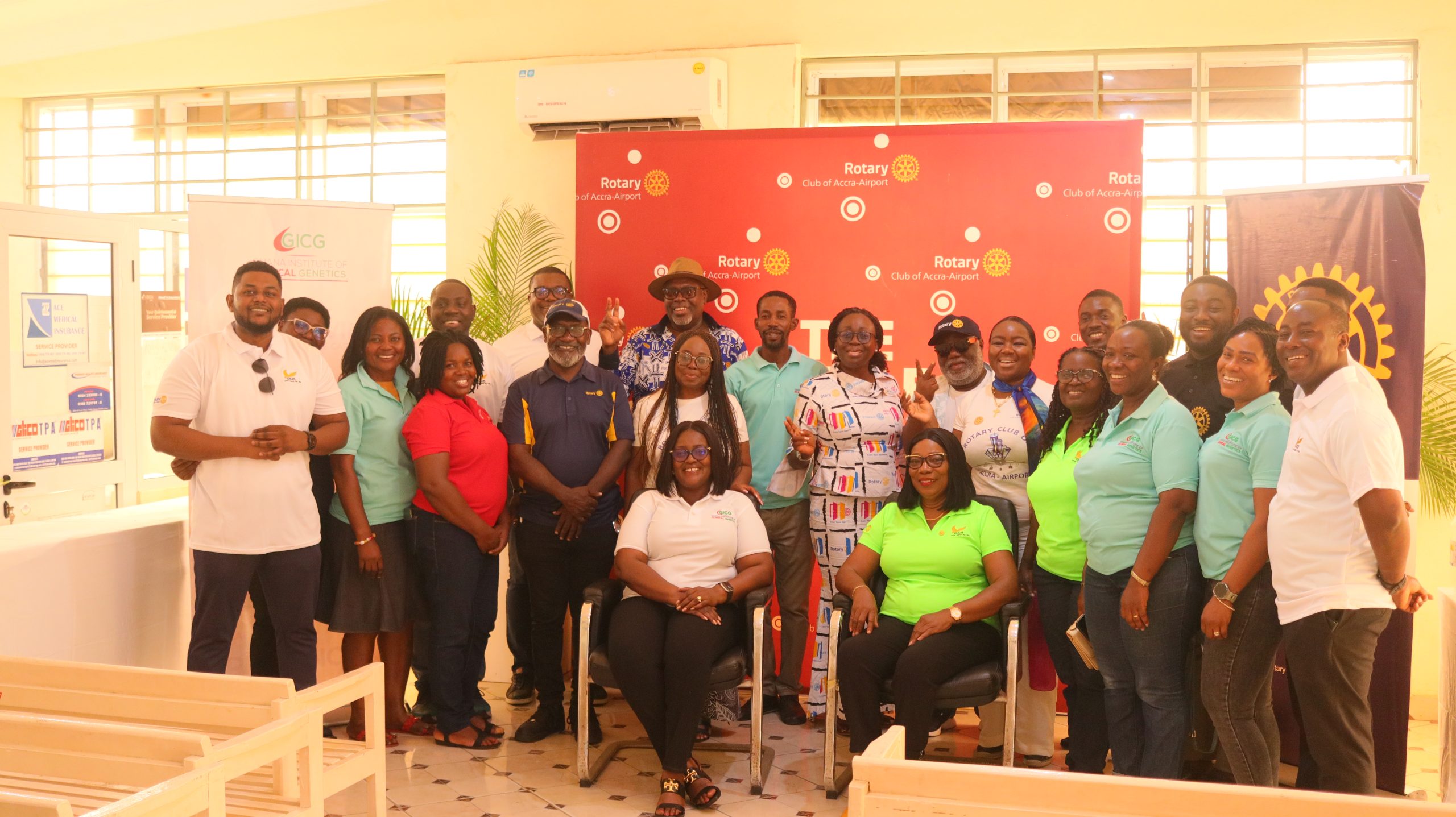 Sickle Cell Clinic: Rotary Club of Accra Airport Equips Centre